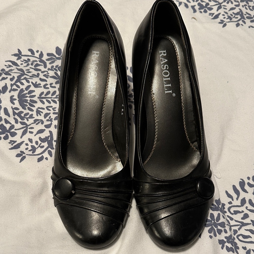 Rasolli Black Women's Heels
